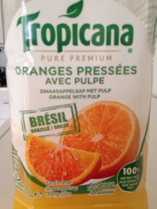Orange avec pulpe origine