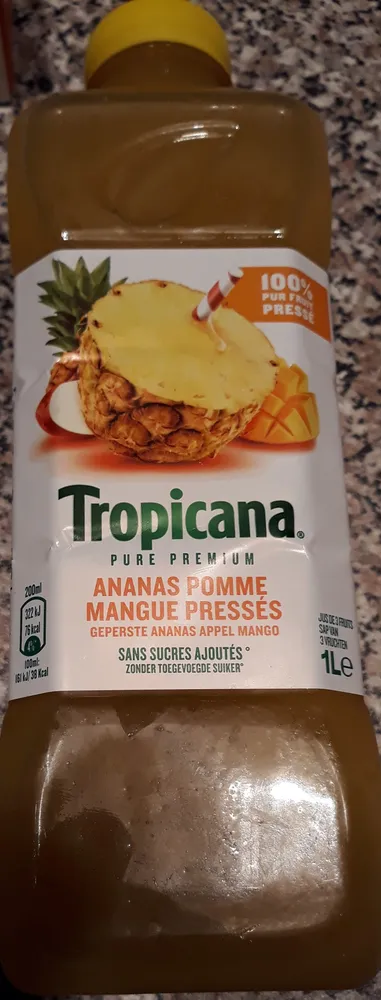Pure Premium Ananas pressés Mangues Pommes