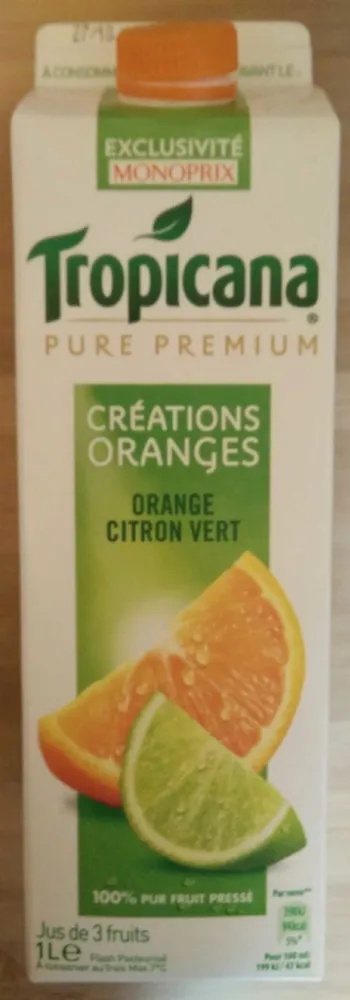 Pure Premium Créations Oranges Orange Citron Vert