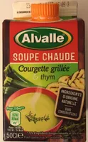 Soupe chaude - Courgette grillée et thym