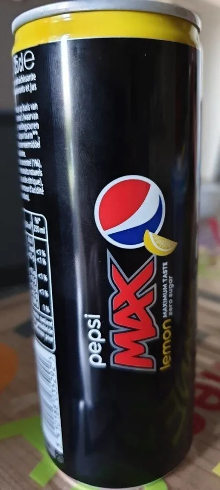 Pepsi max lemon