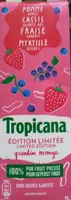 Jus pomme, cassis, fraise, myrtille