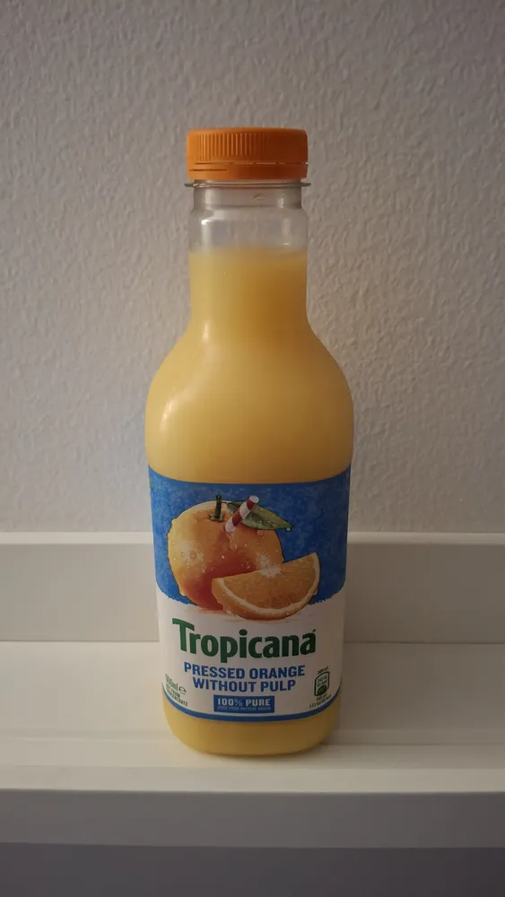 Pressed Orange Without Pulp