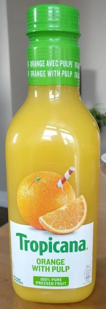 Tropicana orange with pulp