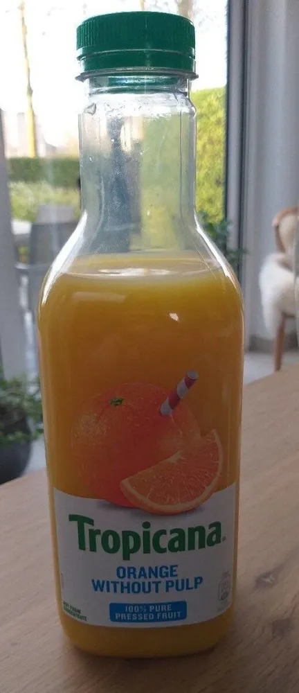 Jus d'orange sans pulpe