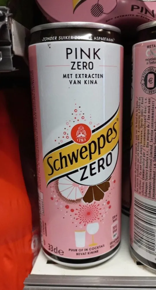 Schweppes pink zero