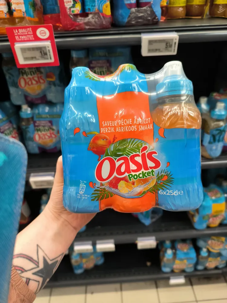 Oasis pocket peche abricot