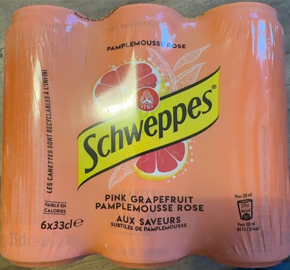Schweppes Pink Grapefruit 6 x 330ML