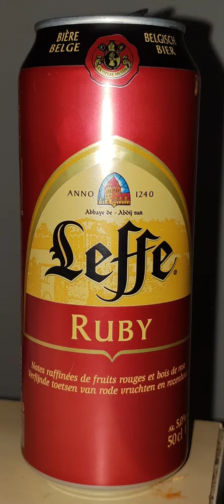 50CL BIERE LEFFE RUBY