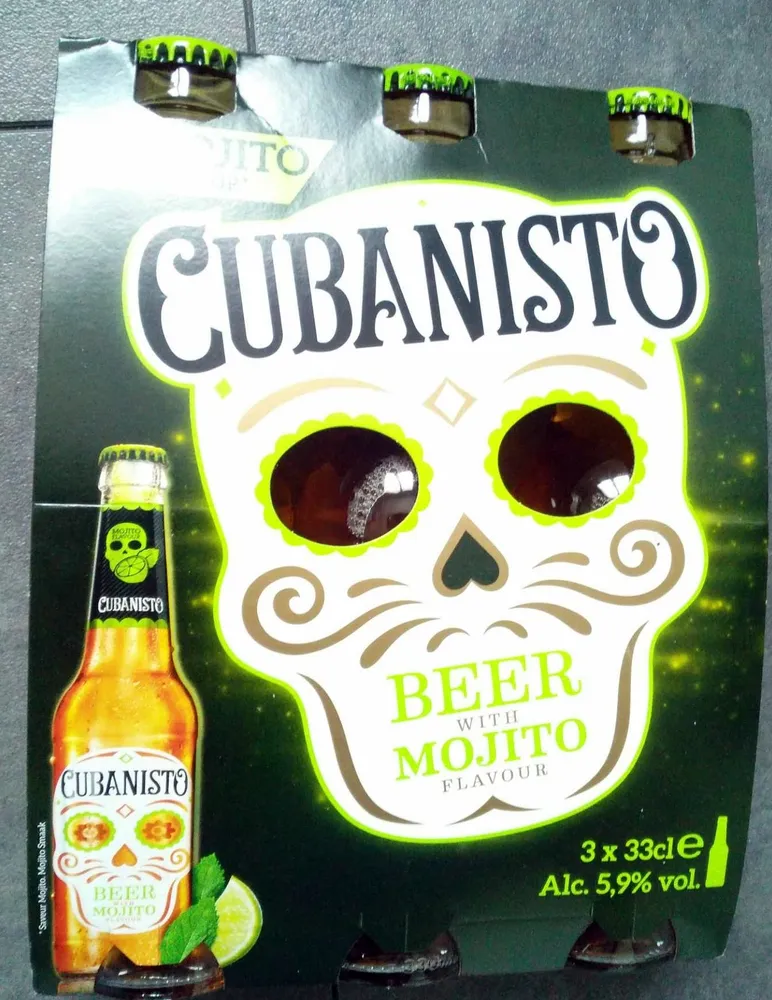 Cubanisto beer with mojito flavor