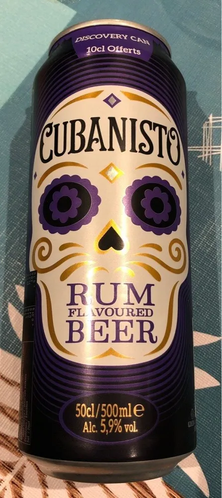 Cubanisto rum flavoured beer
