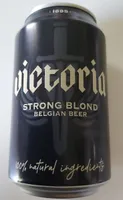Victoria strong Blond Belgian beer