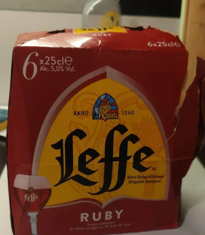 6X25 CL LEFFE RUBY 5% RUBY