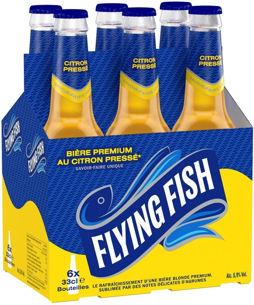 Bière premium au citron pressé