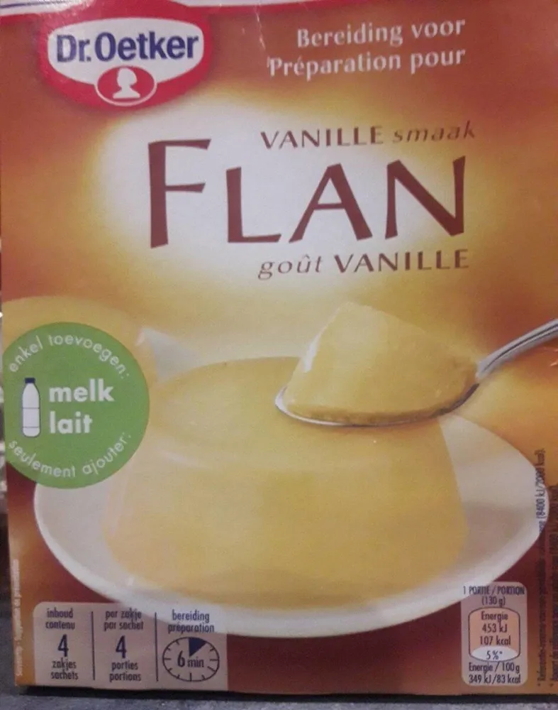Flan Goût Vanille
