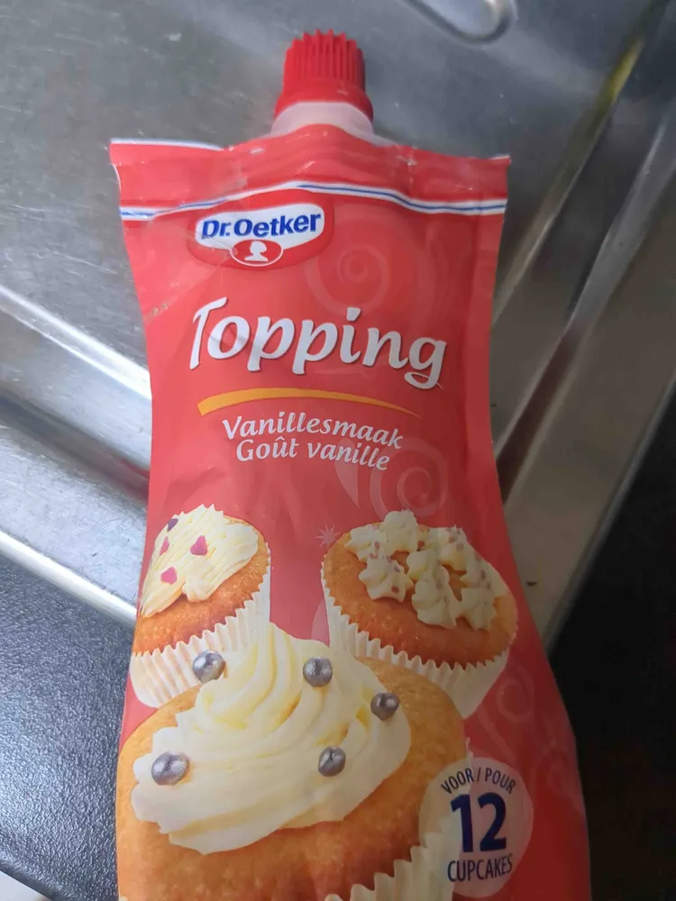 Topping Vanillesmaak Goût vanille