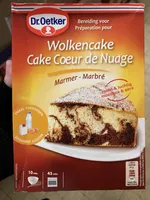 Cake Cœur de Nuage Marbré
