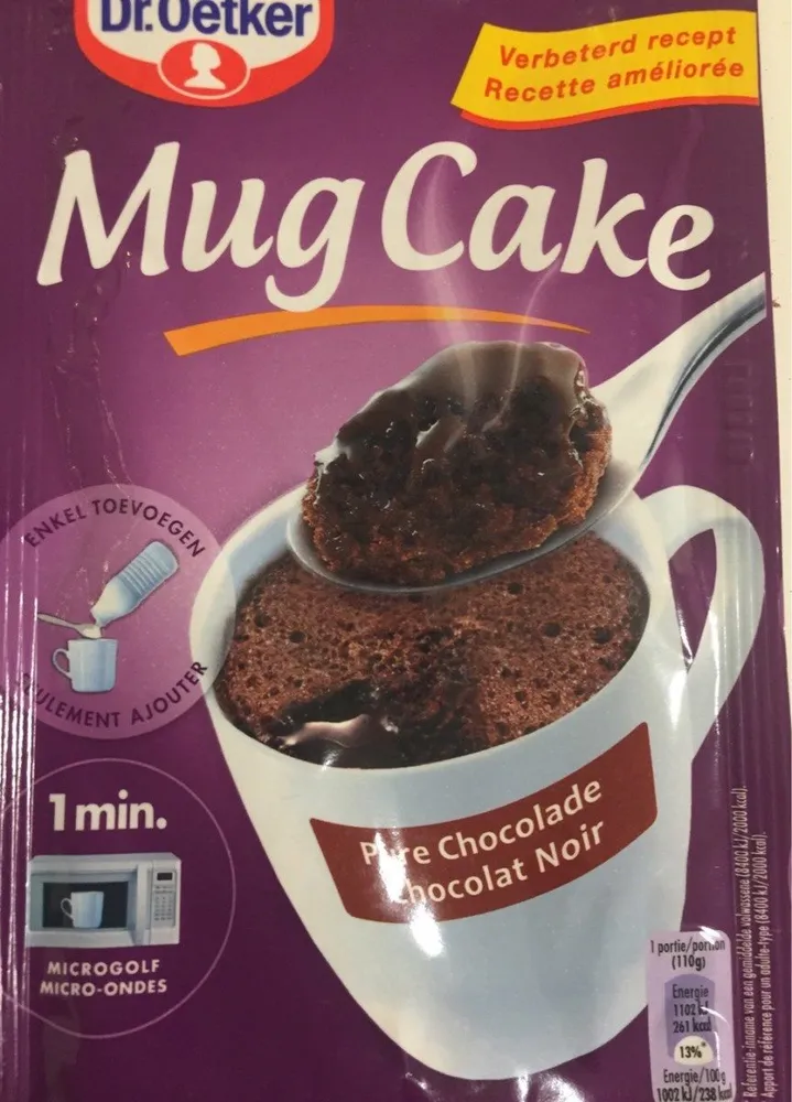 Mugcake Chocolat Noir