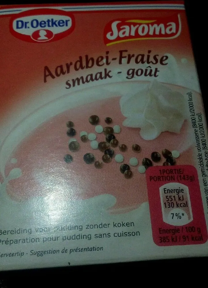Aardbei-Fraise smaak - goût