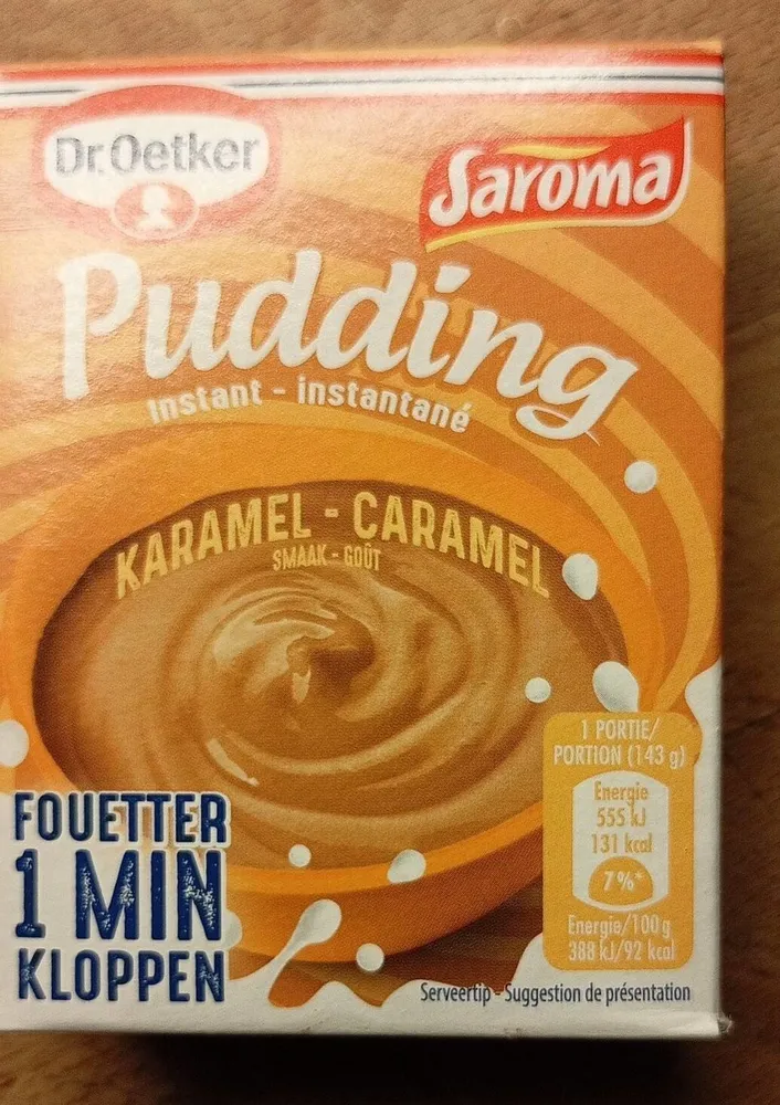 Pudding saroma dr oetker caramel