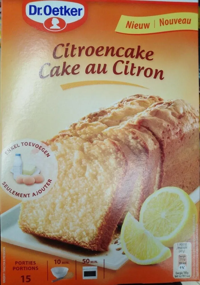 Cake au citron
