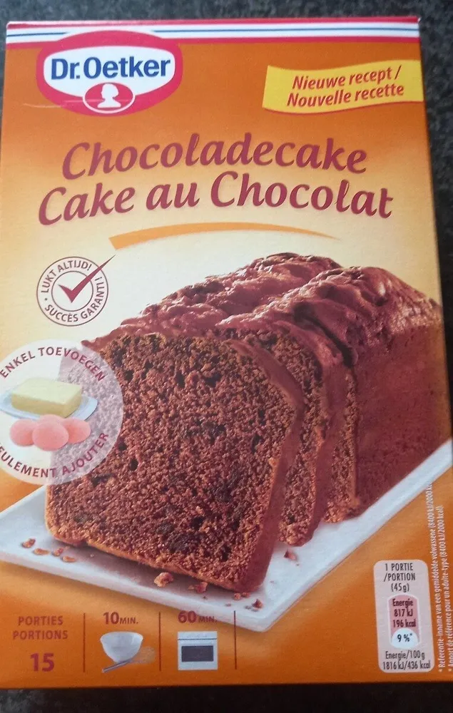 Cake au chocolat