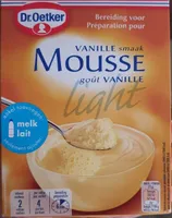 Mousse vanille light
