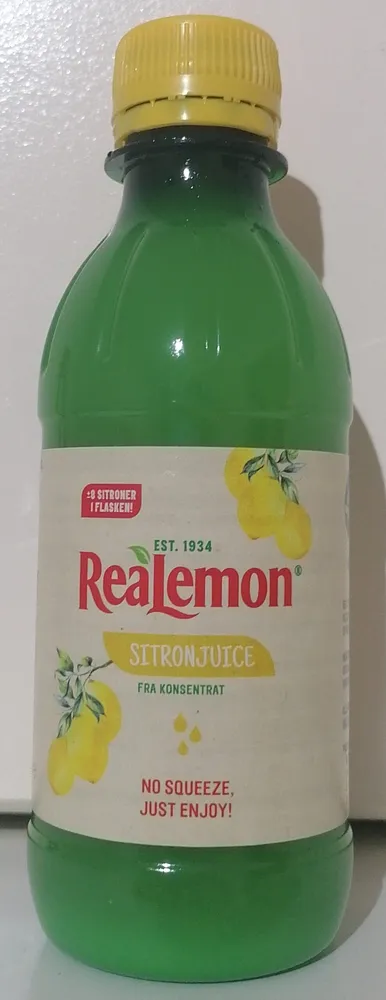 Sitronjuice fra konsentrat
