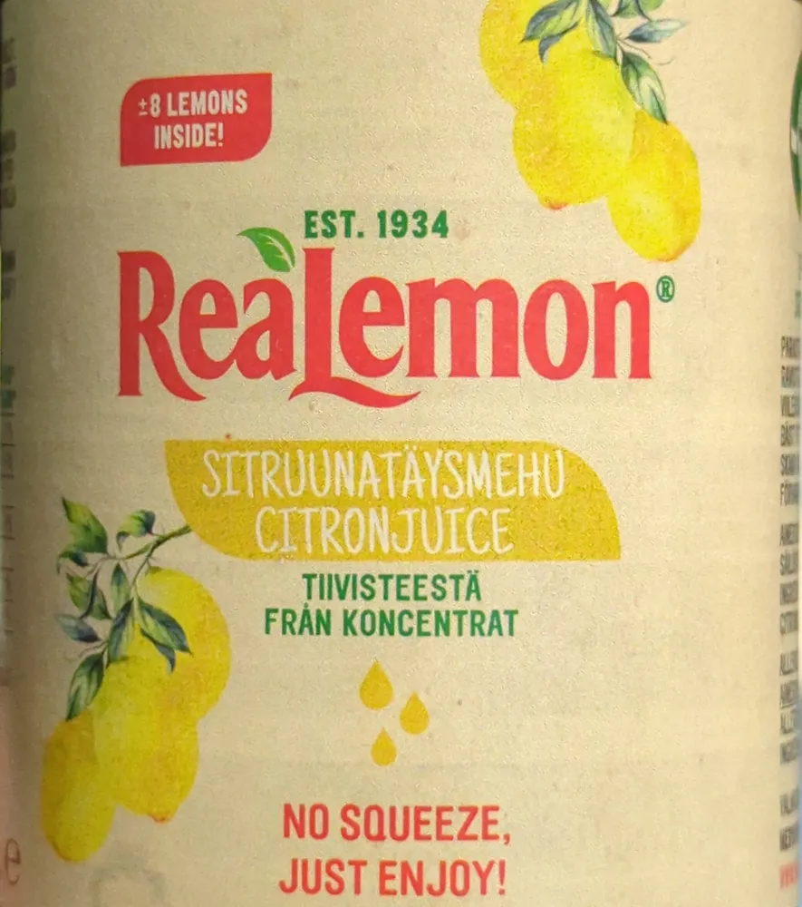 ReaLemon Sitruunatäysmehu