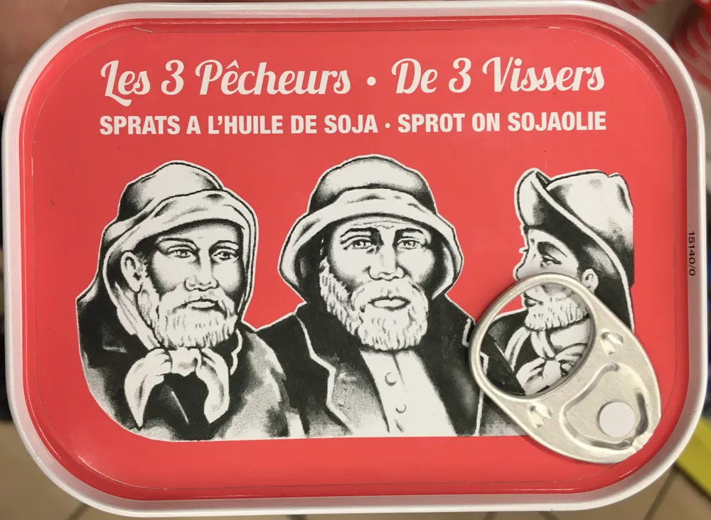 Sprats à l'huile de soja