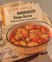 Aller Simple pour Marrakech (Soupe Harira, Poulet aux lentilles et pois chiches)