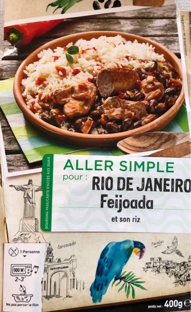 Aller Simple pour : Rio de Janeiro Feijoada et son riz