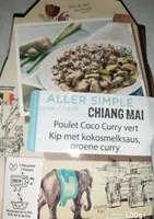 Poulet coco curry vert