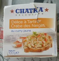 Délice à tartiner crabe des neiges au curry jaune