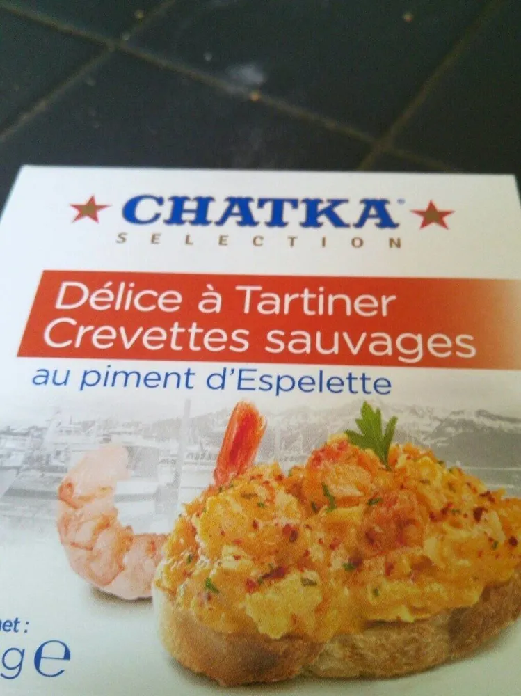 Delice à tartiner crevettes sauvages