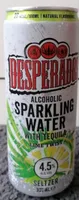 Desperados alcoholic sparkling water with tequila lime twist