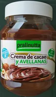 Crema de cacao y avellanas