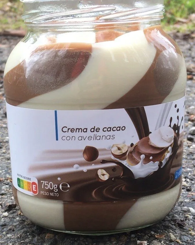 Crema de cacao con avellanas