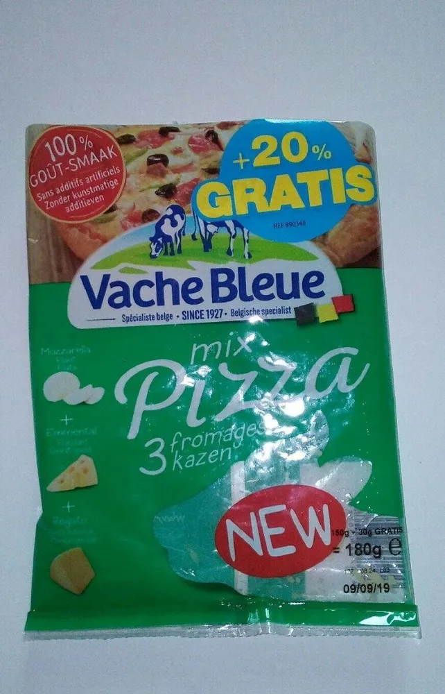 Mix Pizza 3 fromages vache bleue