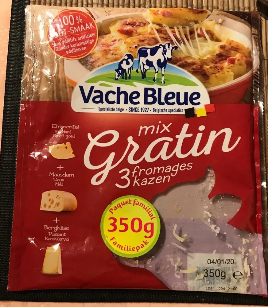 Mix gratin 3 fromages