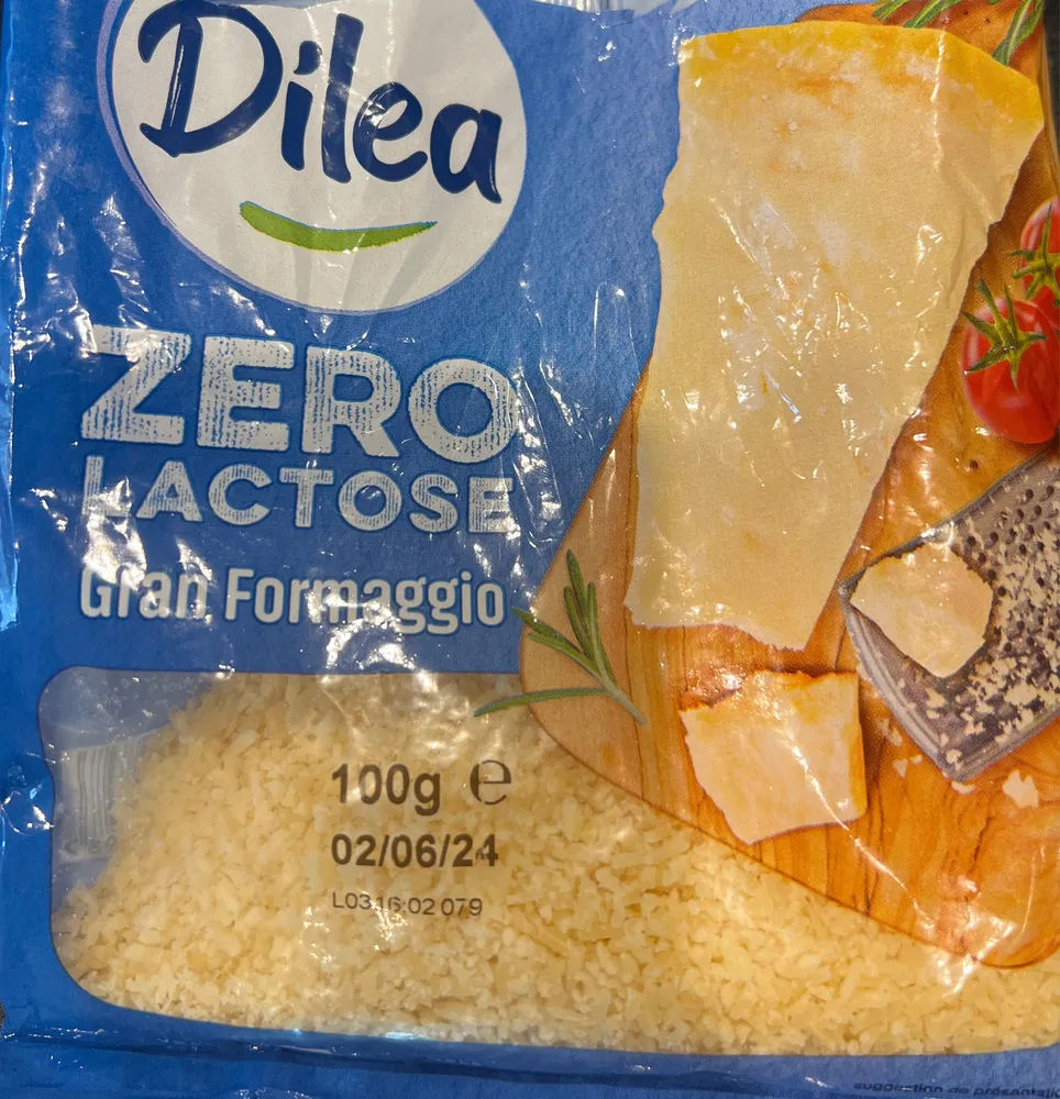 Zero Lactose Grana Formaggio