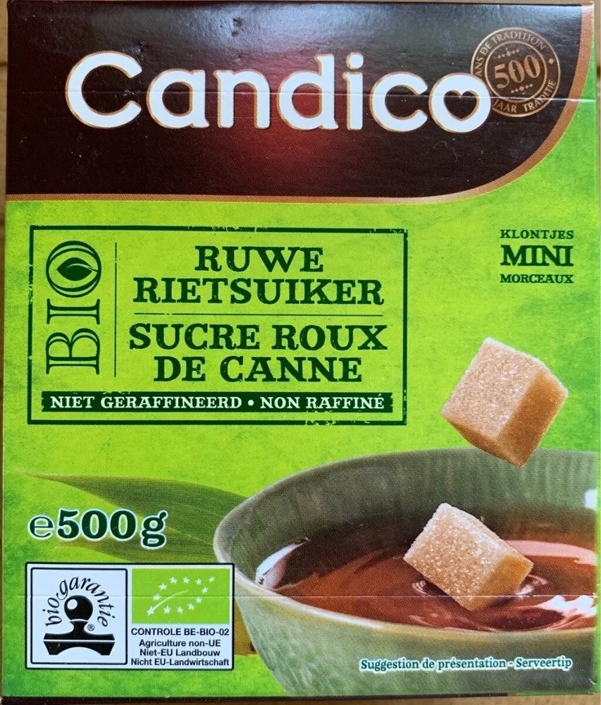 Sucre roux de canne en mini morceaux - non raffiné