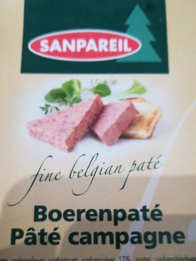 Boerenpaté pâté campagne