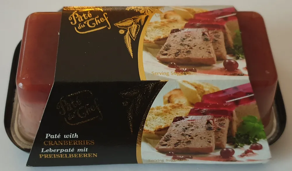 Leberpaté mit Preiselbeeren