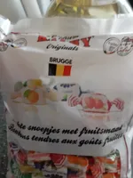 Bonbons tendres aux goûts fruités