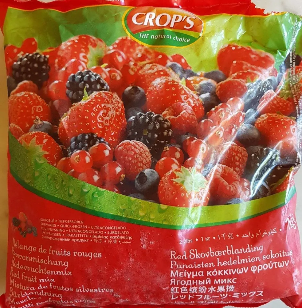 Mélanges Fruits Rouges, 1 Kilo, Marque Crop's