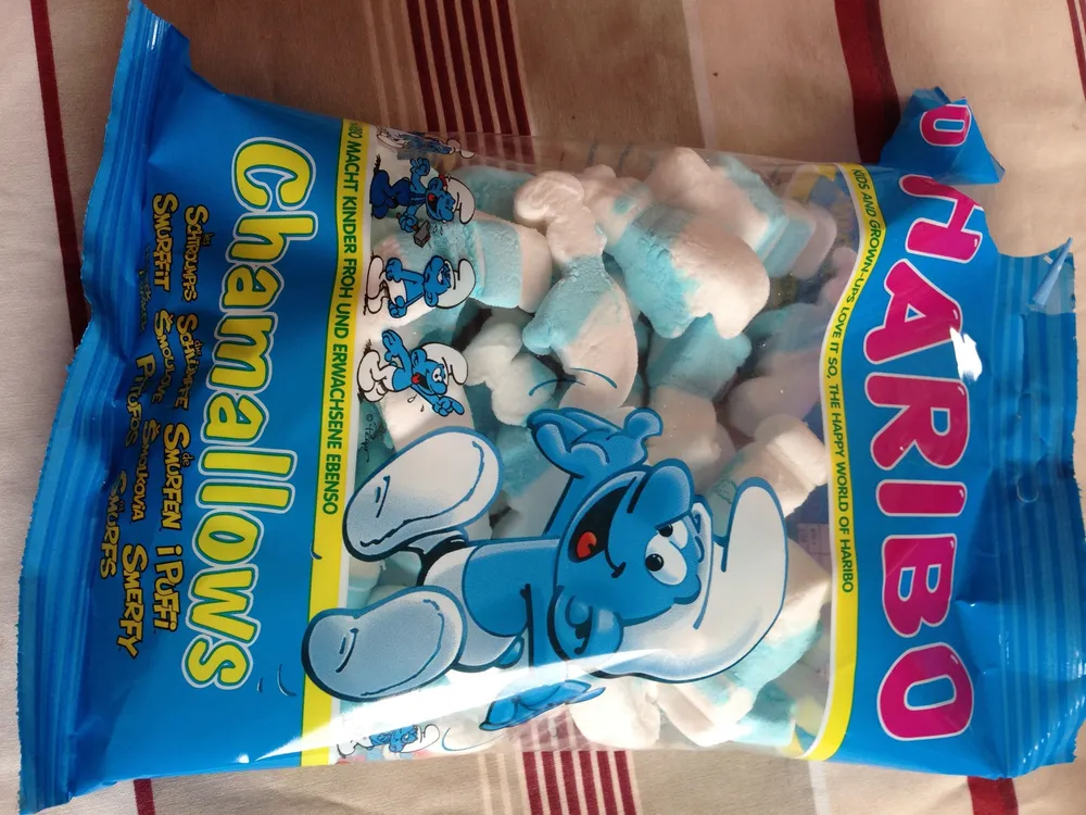 Chamallows schtroumpfs