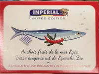 Anchois frais de la mer Egée à l'huile d'olive piquante