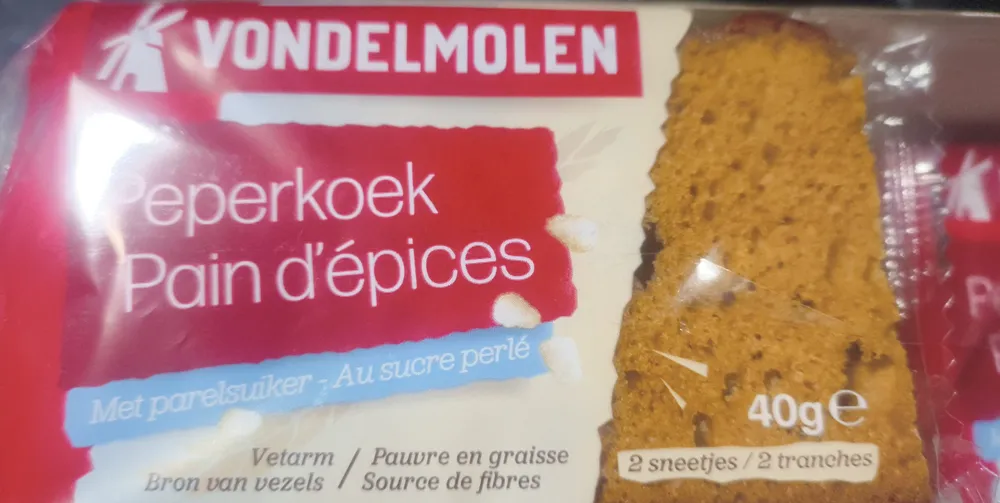 Peperkoek / Pain d’épices met parelsuiker / au sucre perlé