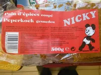 Pain d'épices coupé